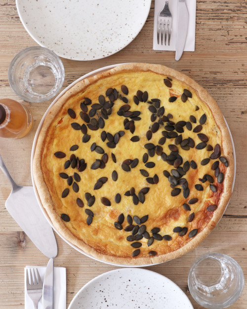Quiche butternut-emmental (entière)