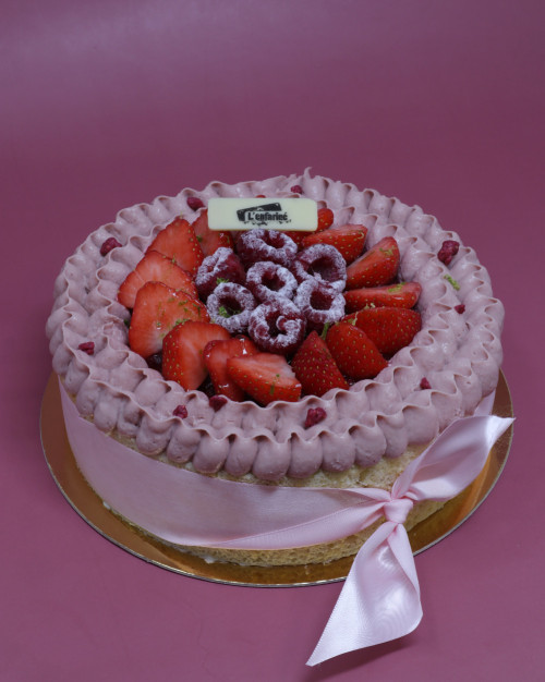 Charlotte Fruits rouges & Citron (8 personnes)