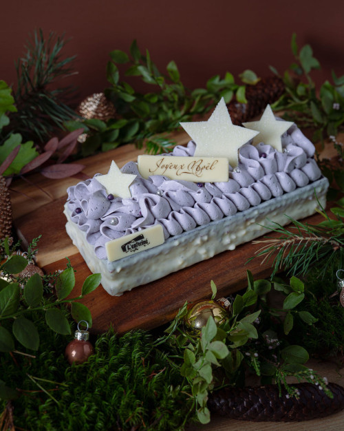 Bûche de Noël - Myrtilles & Épices de Noël