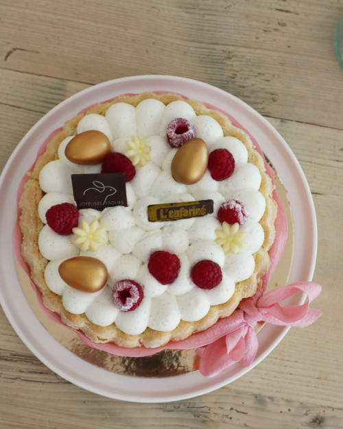 Charlotte framboise et fromage blanc (6 personnes)