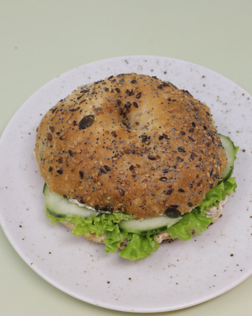 Bagel truite fumée
